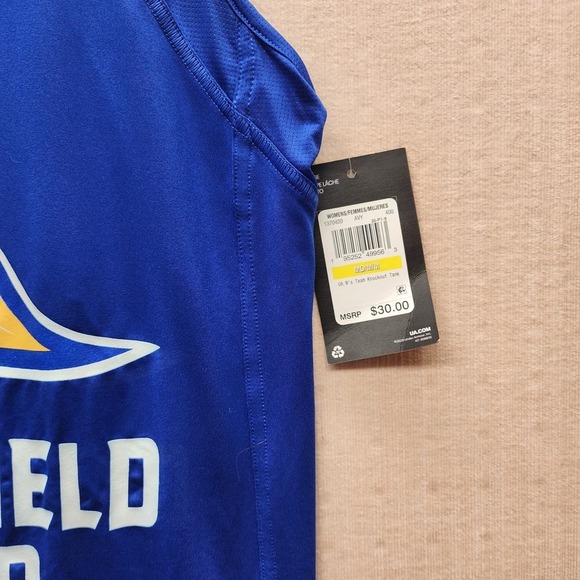 Under Armour Bakersfield Soccer Tank Top Women's M Blue NEW UA Activewear - Picture 6 of 7